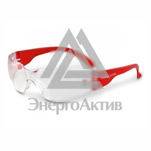 Очки защитные открытые О15 HAMMER ACTIVЕ super (2C-1,2 PC) с мягким носоупором, (прозрачные, спортивный стиль, с незапотевающим покрытием) купить по выгодной цене с доставкой