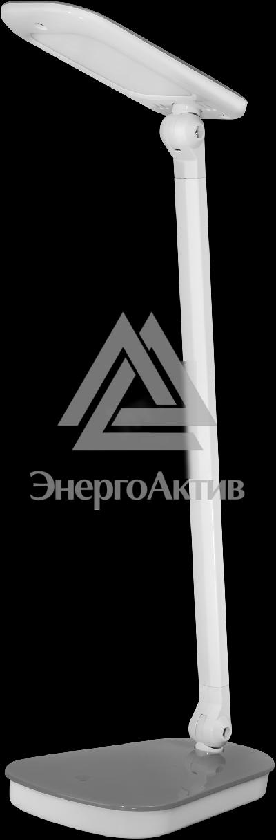 Светильник настольный светодиодный NDF-D017-6W-4K-S-LED на основании с диммером серебристый (71270 NDF-D017) купить по выгодной цене с доставкой