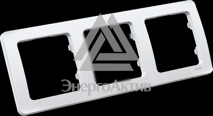 MASTER Рамка на 3 поста, белая купить по выгодной цене с доставкой