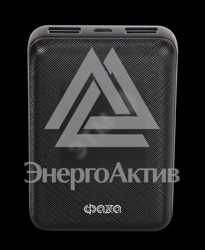 Аккумулятор PowerBank 10000мАч. 2 USB выхода (1.0Аи 2.1А) черн. купить по выгодной цене с доставкой
