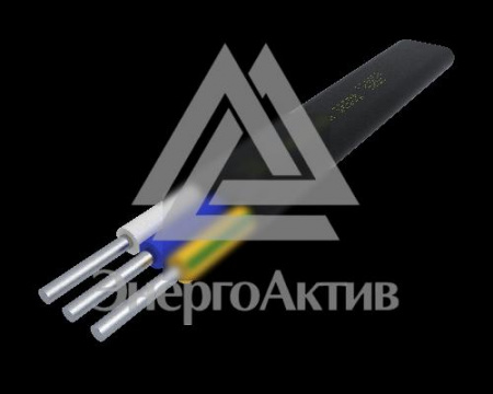 Кабель силовой  АсВВГ-П 3х4ок(N.PE)-0.66 черный бар купить по оптовой цене с доставкой
