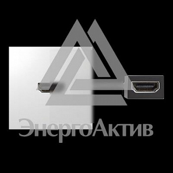 Модуль с адаптером, проходной HDMI мама/мама, белый, Simon 400 купить по выгодной цене с доставкой