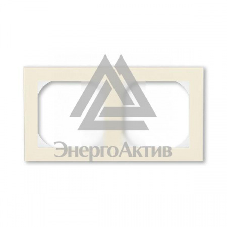 Рамка ABB Levit 2 поста 55х55 для механизмов BJE слоновая кость / белый (3901H-A05520 17) купить по оптовой цене с доставкой